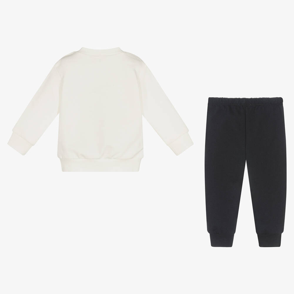 إيل غوفو-تراكسوت أطفال ولادي قطن جيرسي لون عاجي وكحلي | Childrensalon Outlet