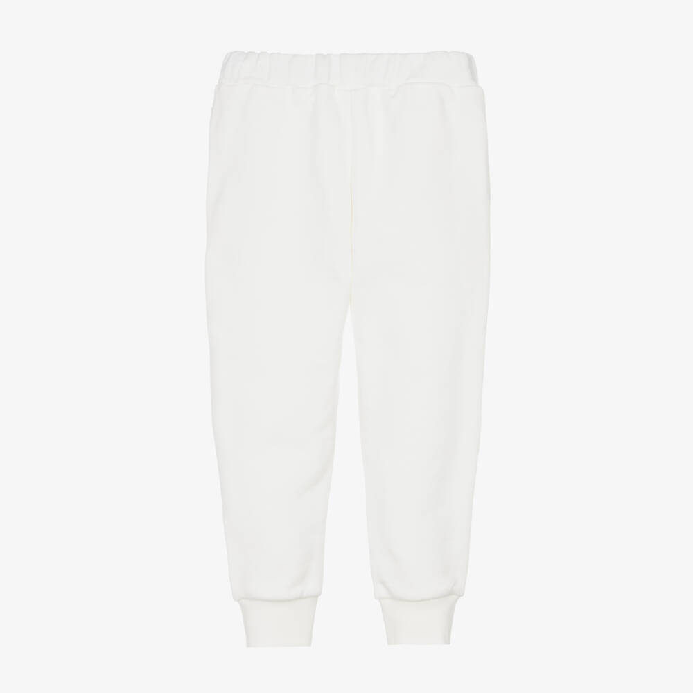 Il Gufo-Boys Ivory Cotton Joggers | Childrensalon Outlet
