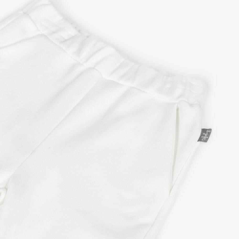 Il Gufo-Boys Ivory Cotton Joggers | Childrensalon Outlet