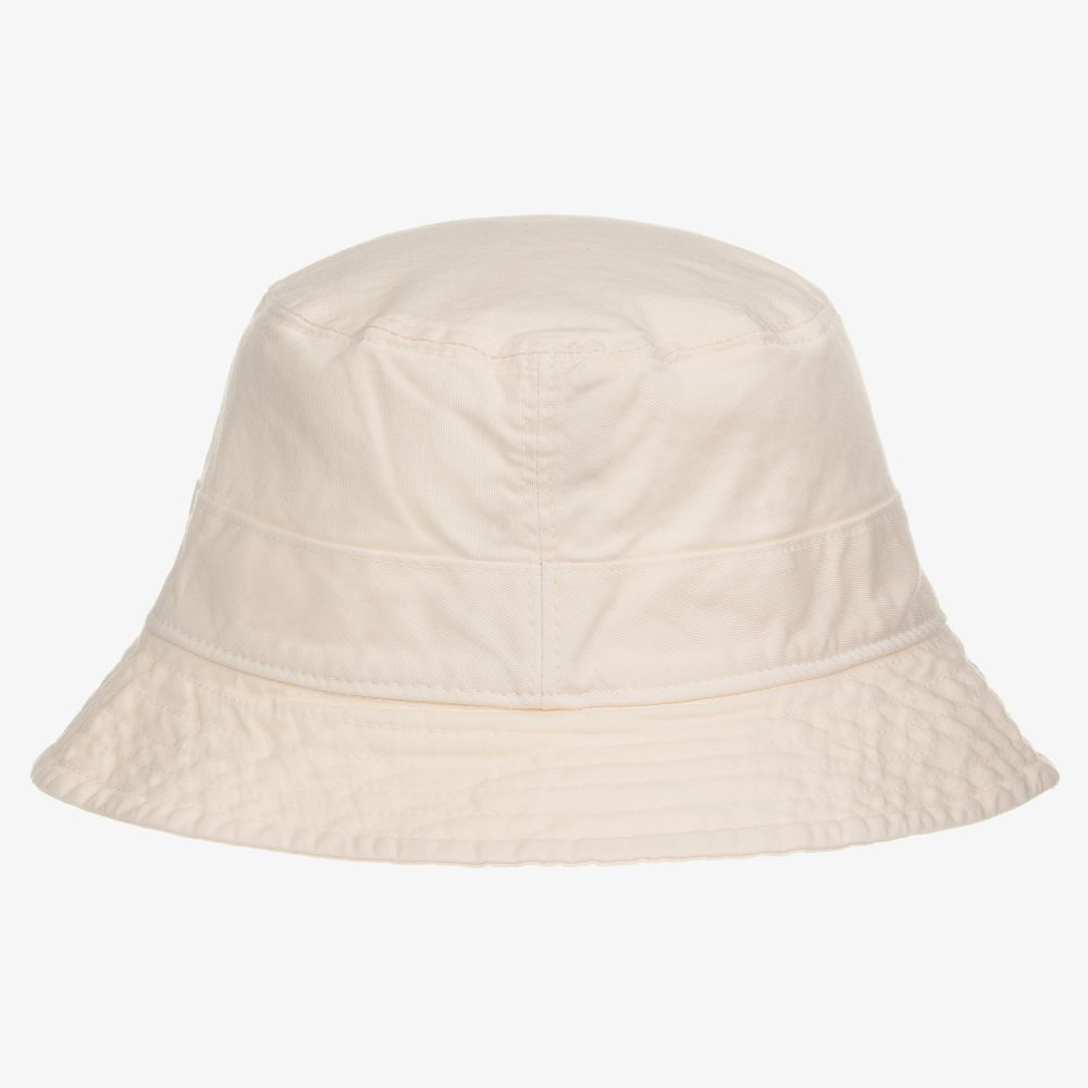 Il Gufo-Boys Ivory Cotton Sun Hat | Childrensalon Outlet