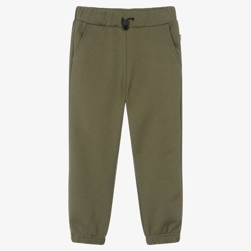 Il Gufo - Baumwolljersey-Jogginghose Khaki | Childrensalon