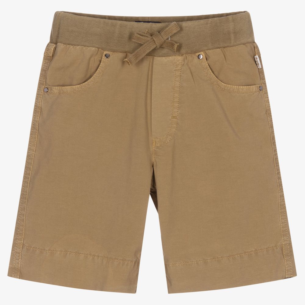 Il Gufo - Khakigrüne Baumwollshorts (J) | Childrensalon