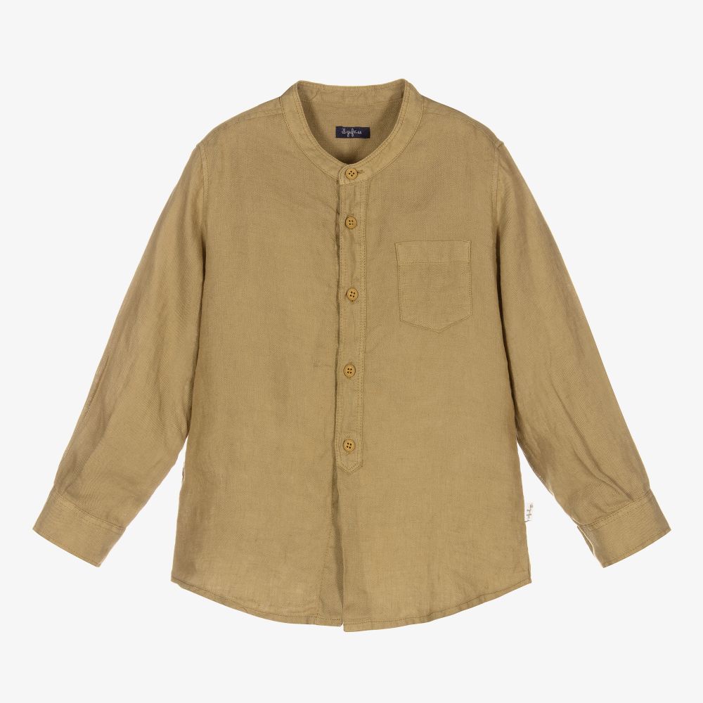 Il Gufo - Рубашка цвета хаки для мальчиков | Childrensalon