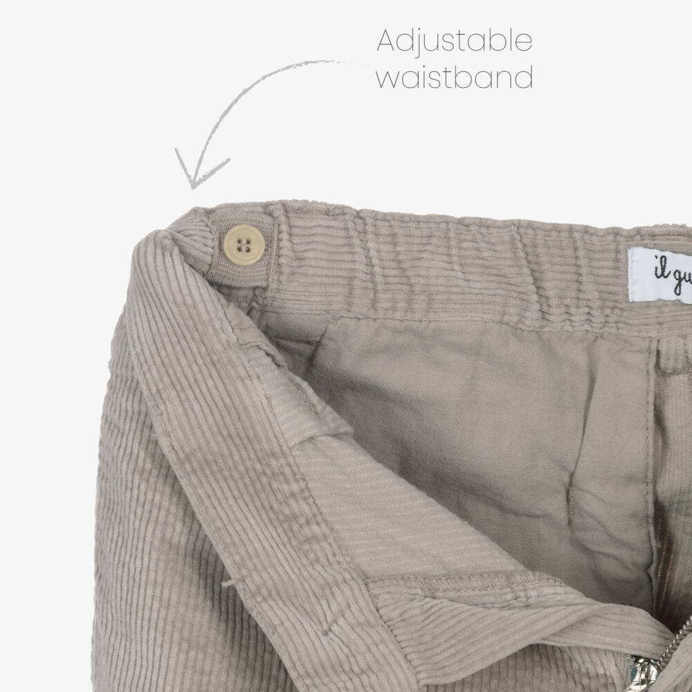 Il Gufo-Boys Light Brown Corduroy Trousers | Childrensalon Outlet
