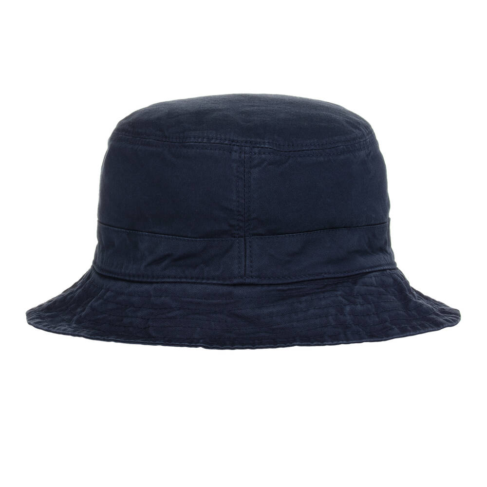 Il Gufo-Синяя хлопковая панама | Childrensalon Outlet