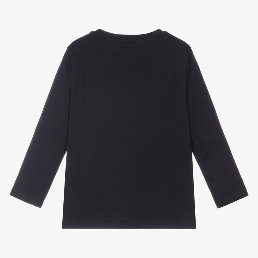 Il Gufo-Синий новогодний топ для мальчиков | Childrensalon Outlet