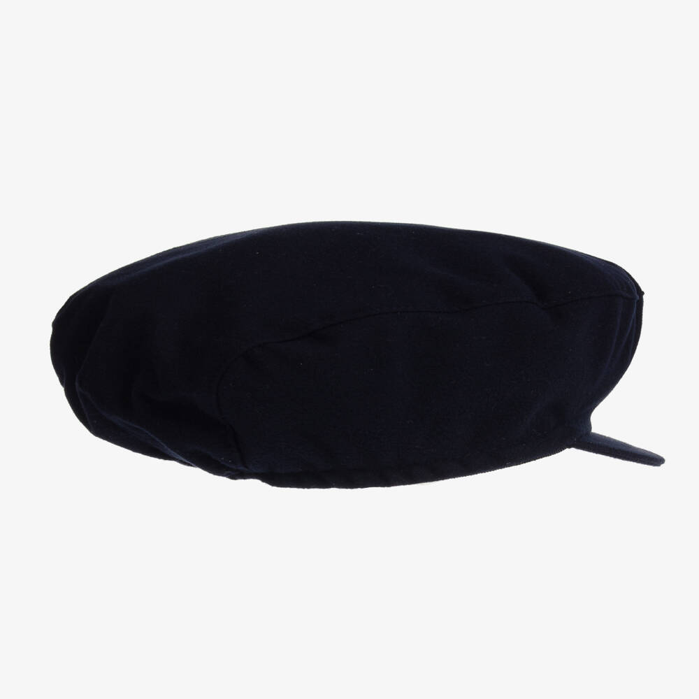 Il Gufo-Boys Navy Blue Flat Cap | Childrensalon Outlet