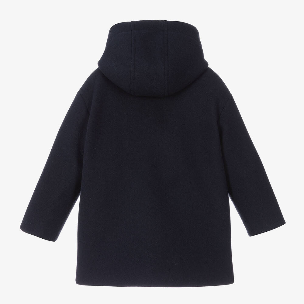 Boys navy duffle coat discount