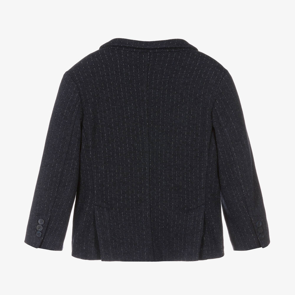 Il Gufo-Синий блейзер в тонкую полоску | Childrensalon Outlet