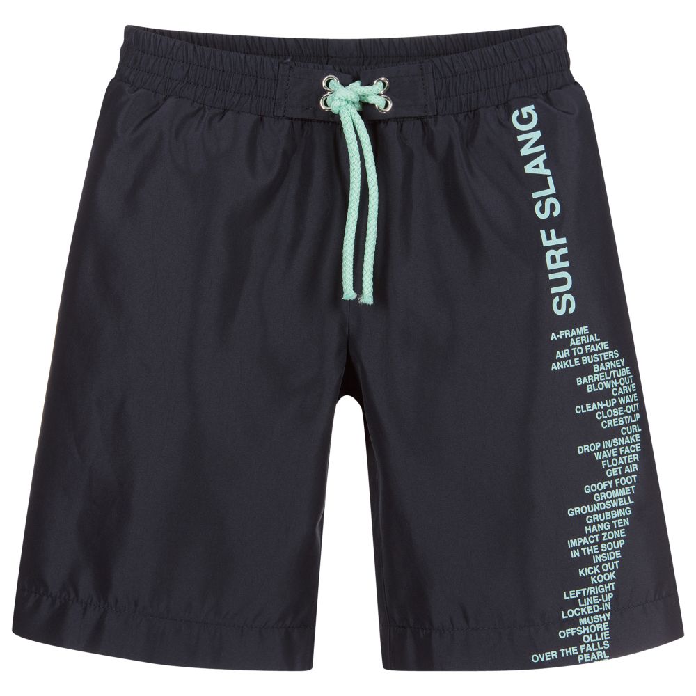 Il Gufo - Boys Navy Blue Swim Shorts | Childrensalon