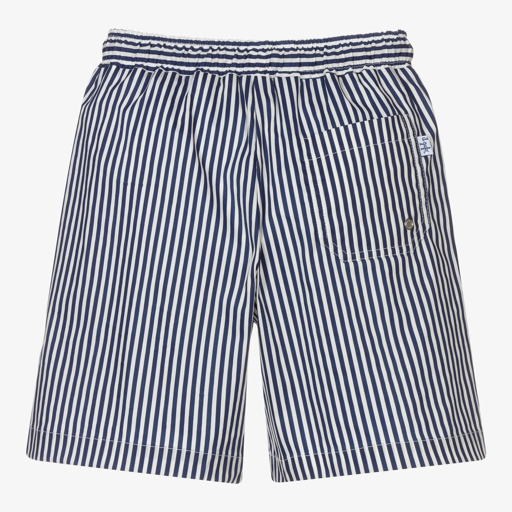 Il Gufo-Boys Navy Blue Swim Shorts | Childrensalon Outlet