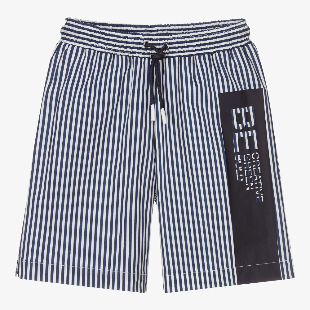 Il Gufo - Boys Navy Blue Swim Shorts | Childrensalon