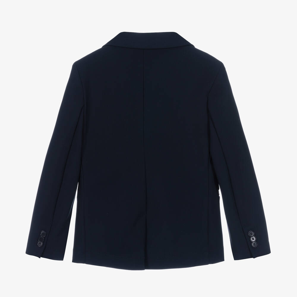 Il Gufo-Boys Navy Blue Tailored Blazer | Childrensalon Outlet