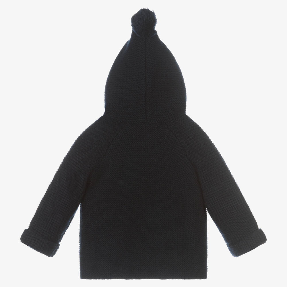 Il Gufo-Синий шерстяной кардиган для мальчиков | Childrensalon Outlet