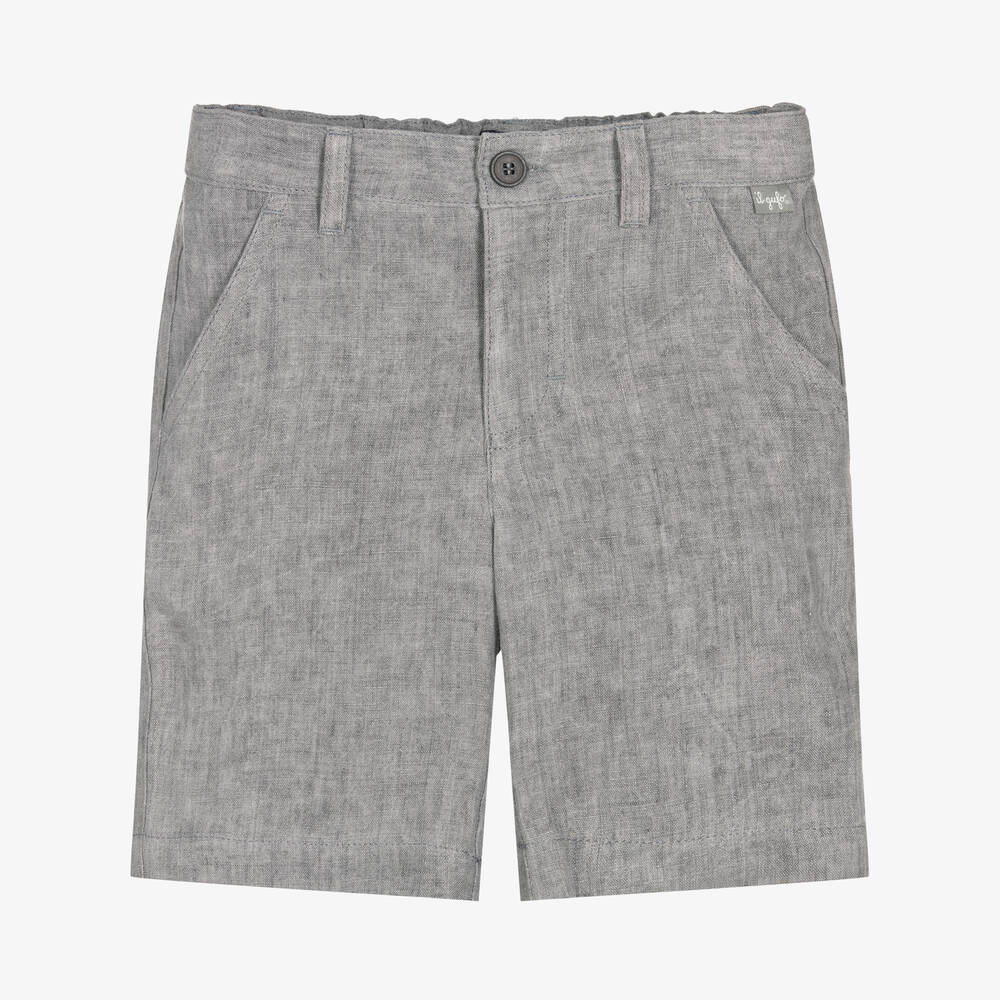 Boys grey dress shorts shop