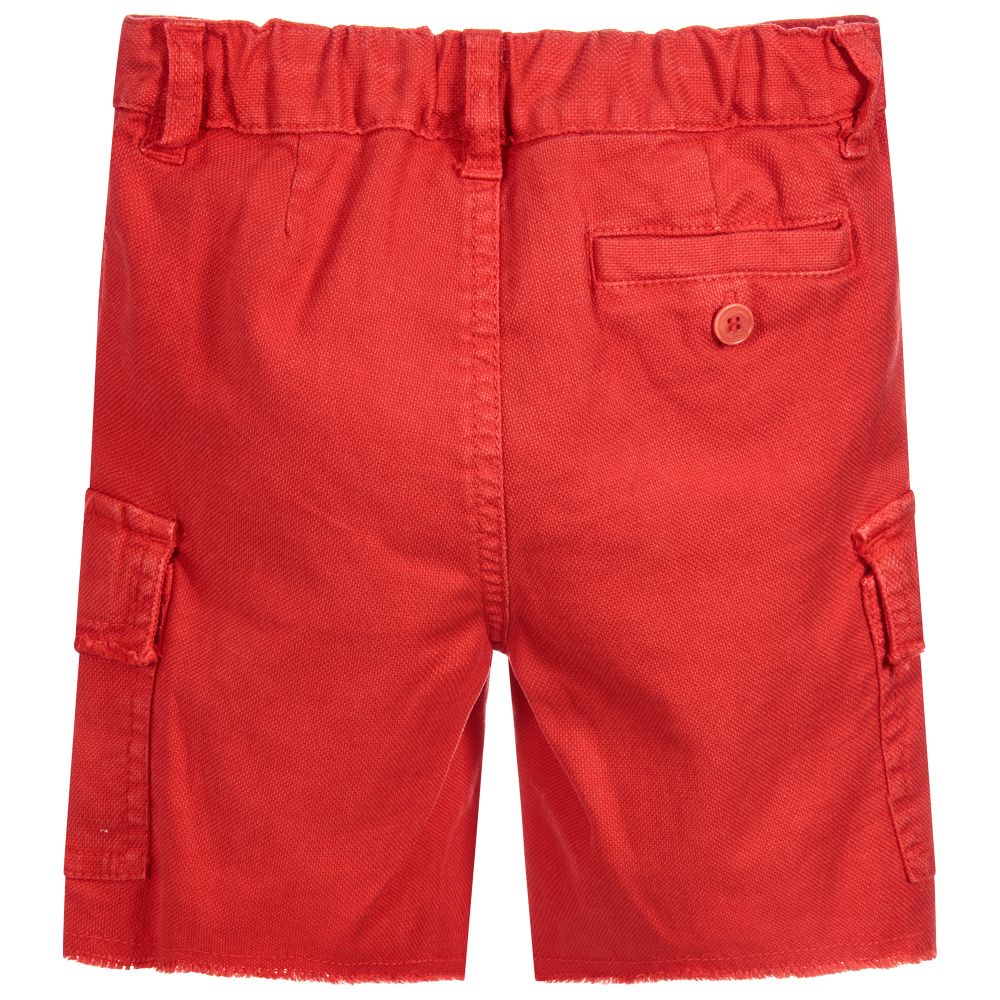 Red combat shorts sale