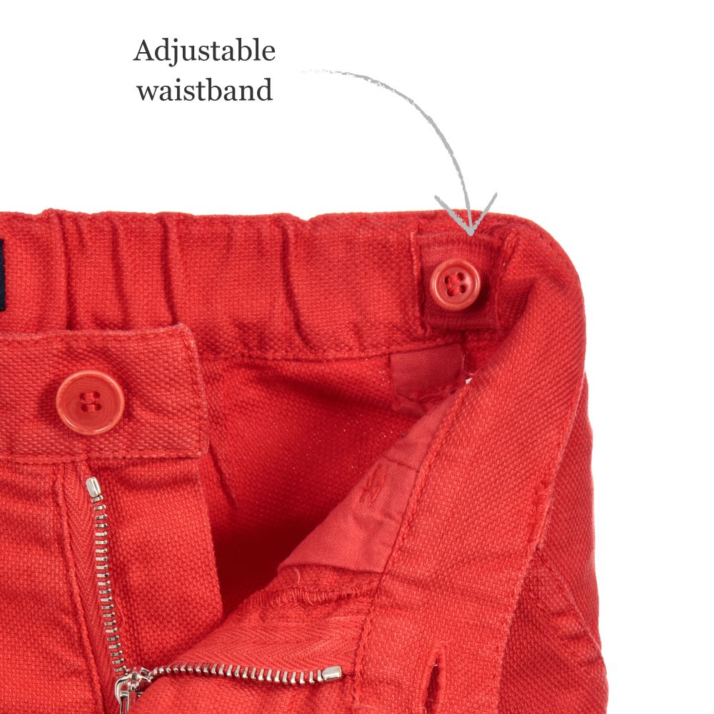 Boys red outlet cargo shorts