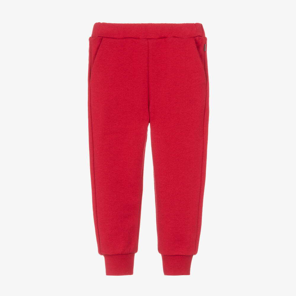 Il Gufo - Bas de jogging rouge en coton | Childrensalon