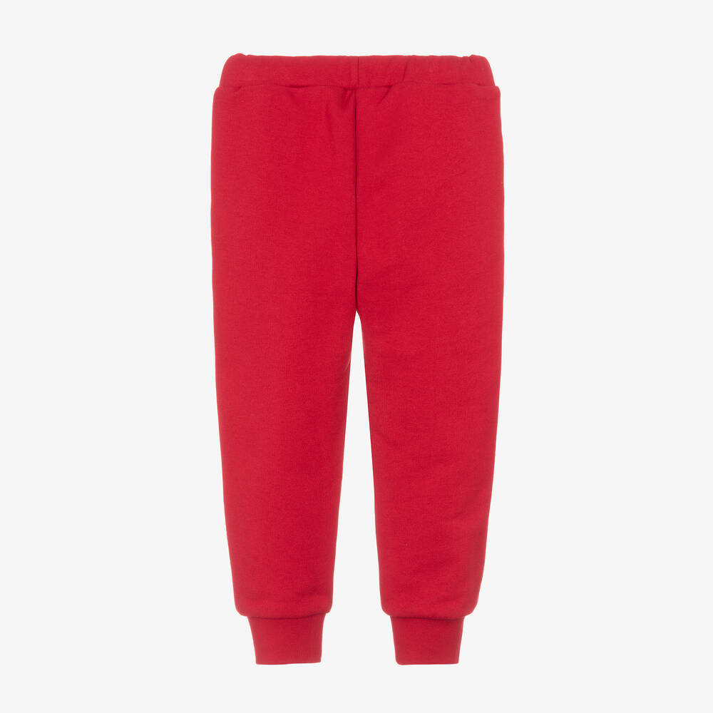 Il Gufo Boys Red Cotton Joggers Childrensalon Outlet