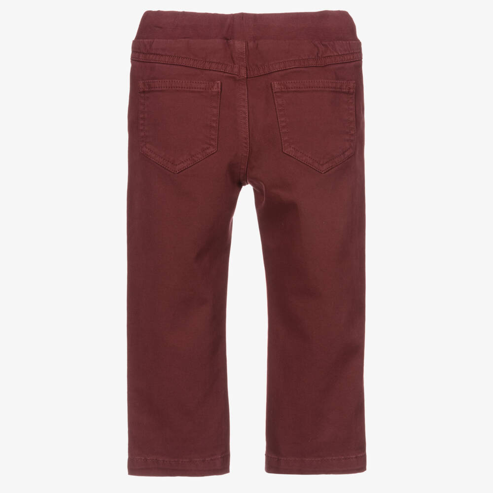 Il Gufo-Красные хлопковые брюки для мальчиков | Childrensalon Outlet