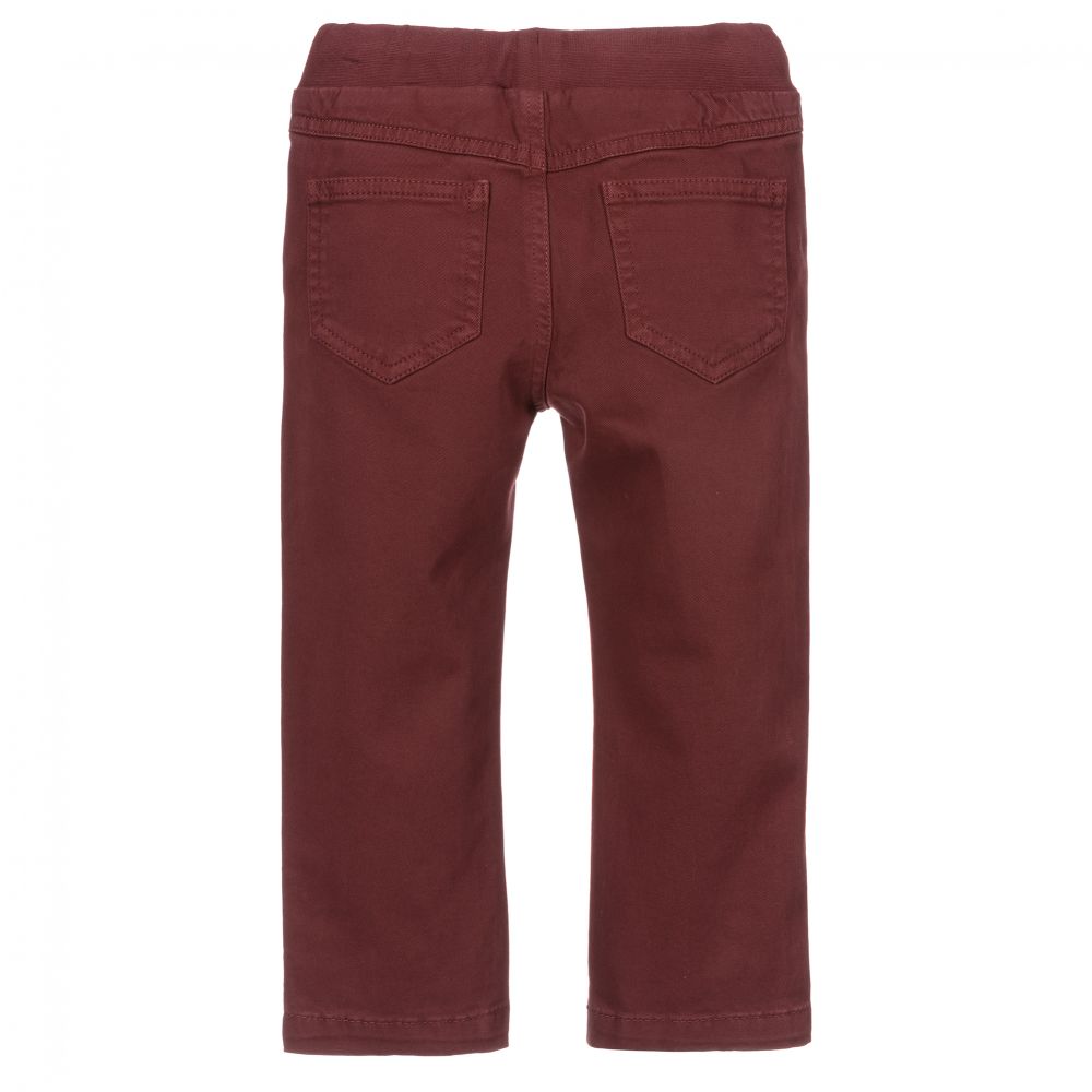 Il Gufo-Boys Red Cotton Trousers | Childrensalon Outlet