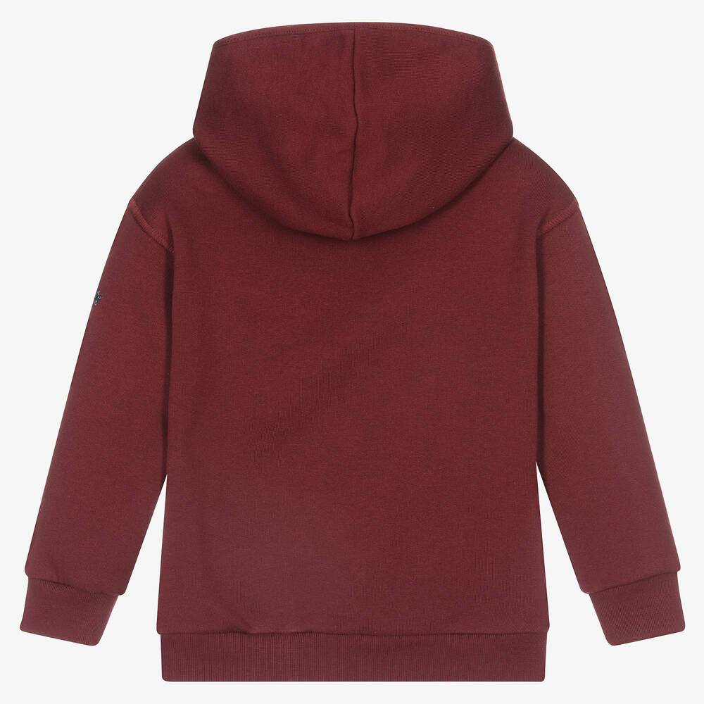 Boys burgundy hoodie shop