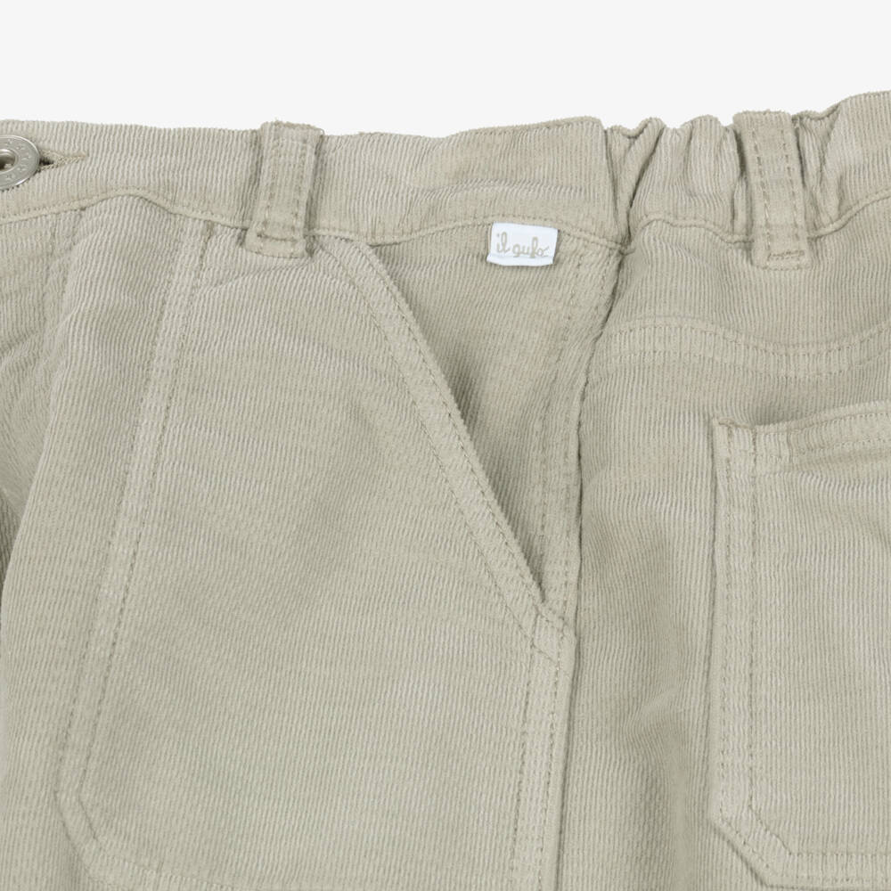 Il Gufo-Boys Sage Corduroy Trousers | Childrensalon Outlet