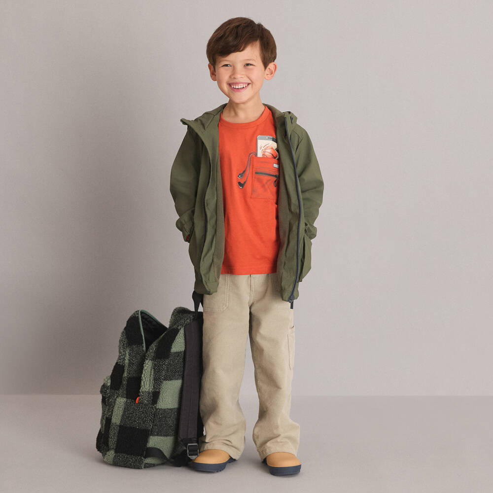 Il Gufo-Boys Sage Green Needle Cord Trousers | Childrensalon Outlet