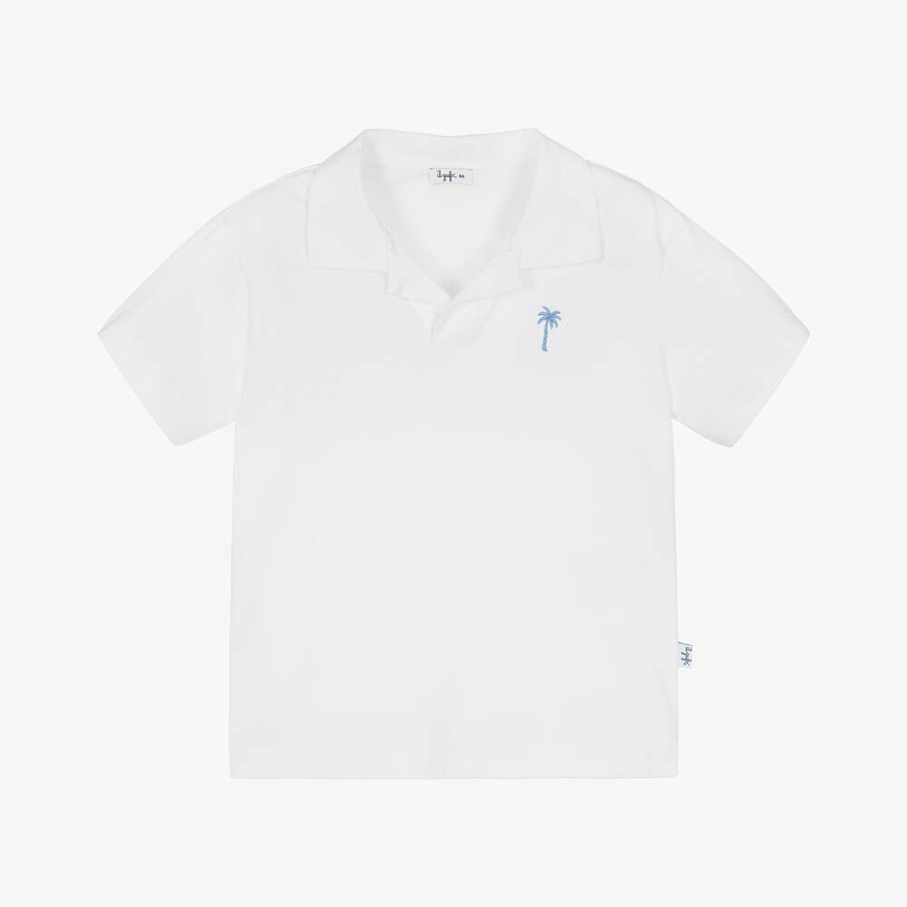 Il Gufo-Boys Soft White Jersey Tee | Childrensalon Outlet