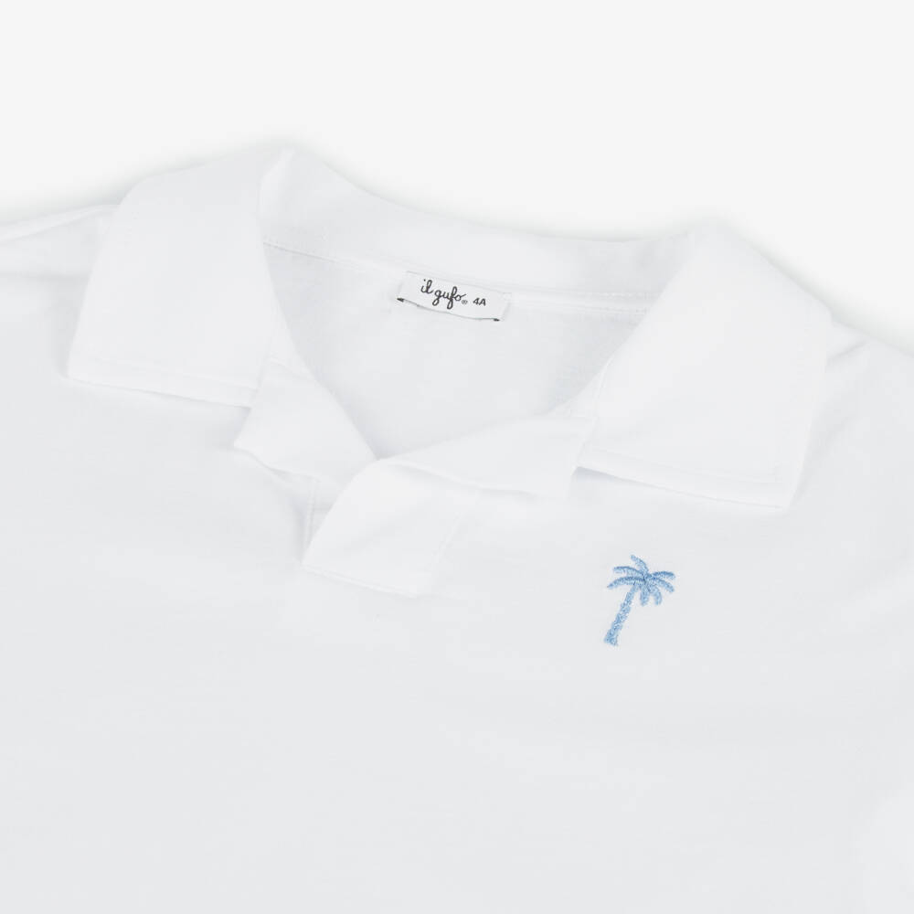 Il Gufo-Boys Soft White Jersey Tee | Childrensalon Outlet