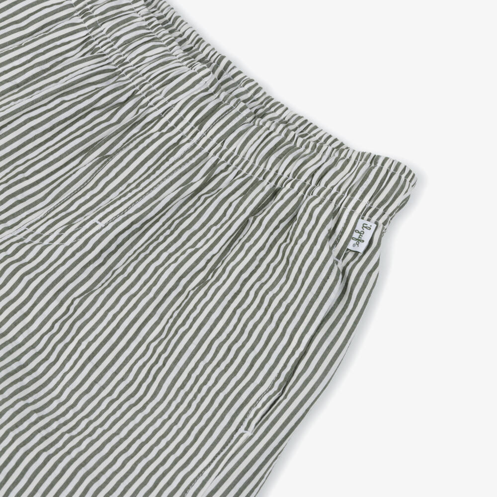 Il Gufo-Летние полосатые шорты из хлопка для мальчиков | Childrensalon Outlet