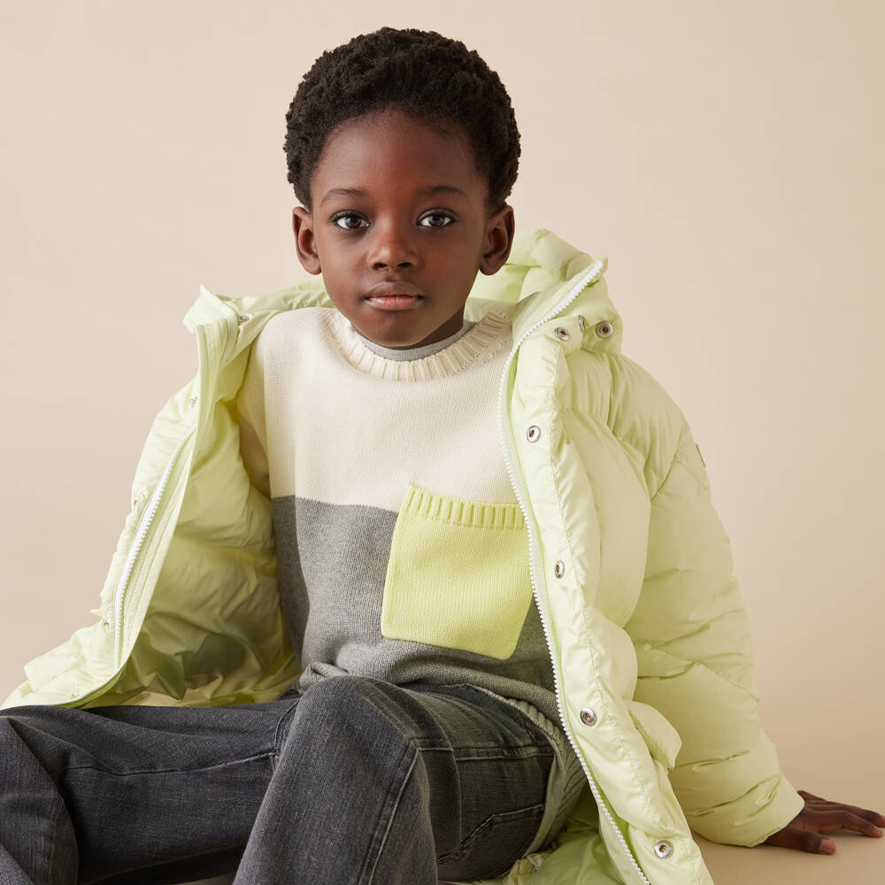 Il Gufo-Boys Two-Tone Cotton Knit Jumper | Childrensalon Outlet