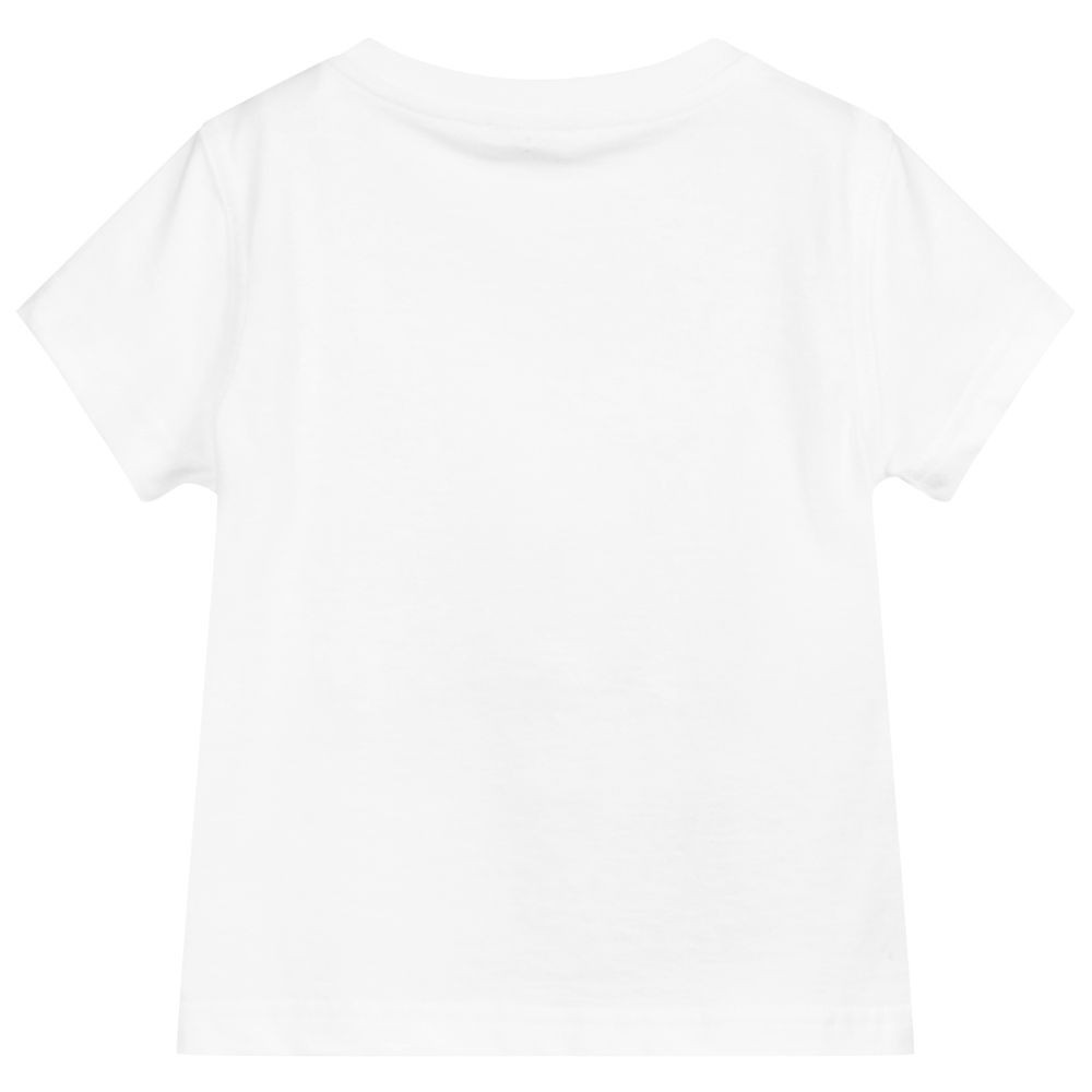 Il Gufo-Boys White Cotton T-Shirt | Childrensalon Outlet