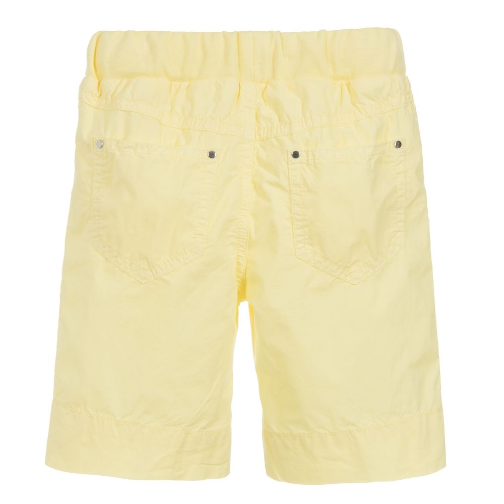 Il Gufo-Boys Yellow Cotton Shorts | Childrensalon Outlet