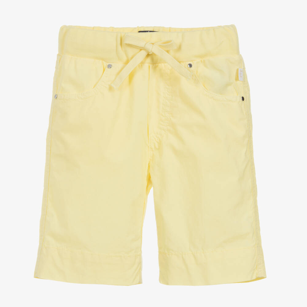 Il Gufo-Boys Yellow Cotton Shorts | Childrensalon Outlet