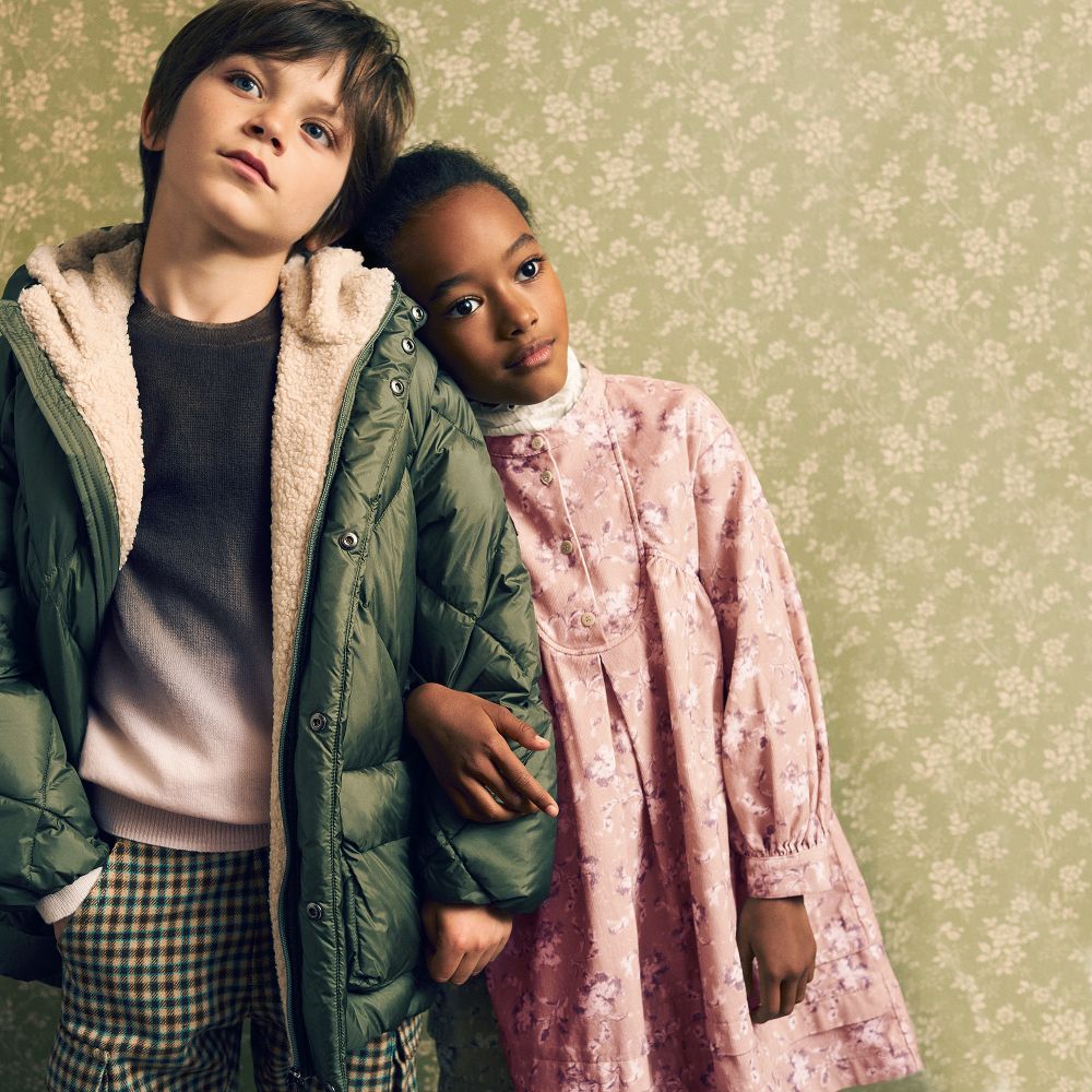 Il Gufo-Brown Check Cargo Trousers | Childrensalon Outlet