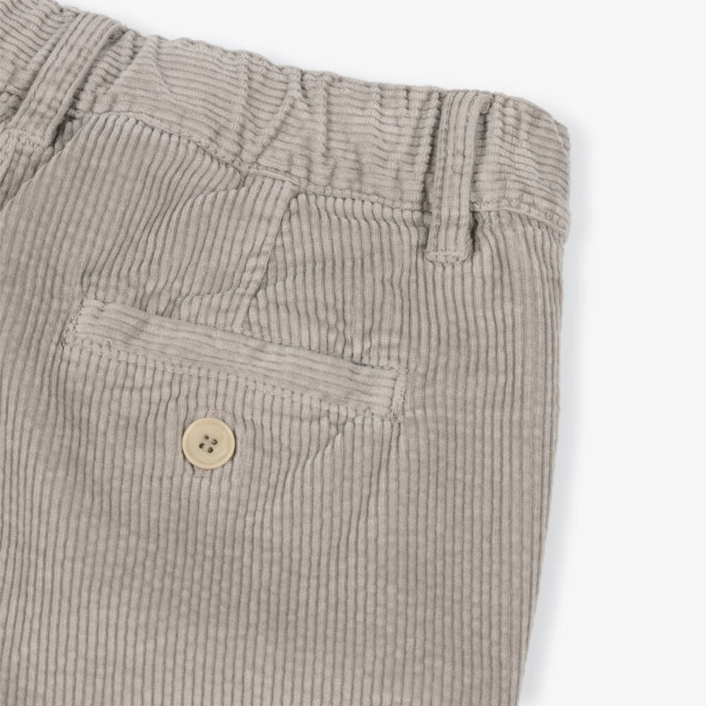Il Gufo-Brown Cord Trousers | Childrensalon Outlet