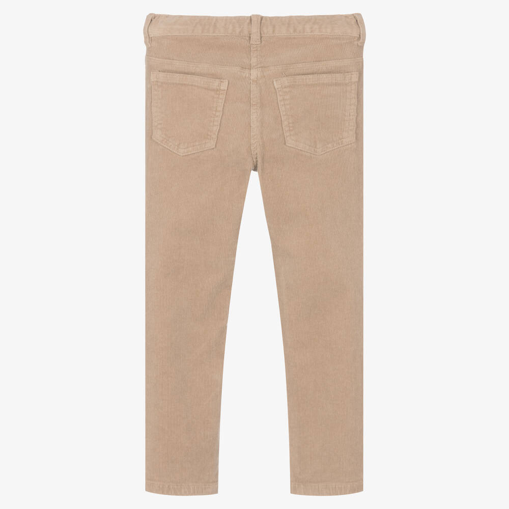 Il Gufo-Girls Beige Corduroy Trousers | Childrensalon Outlet