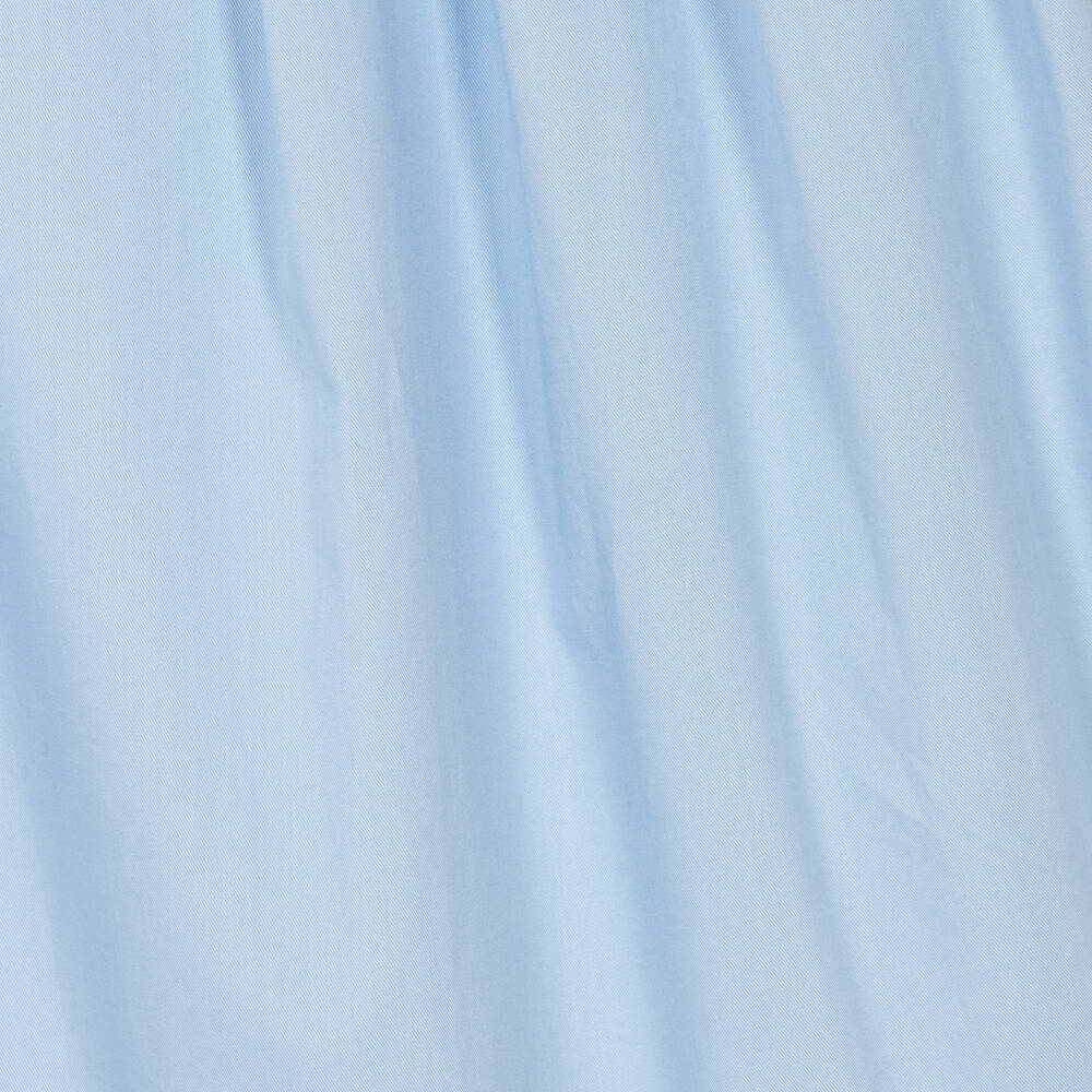 Il Gufo-Girls Blue Cotton Dress | Childrensalon Outlet