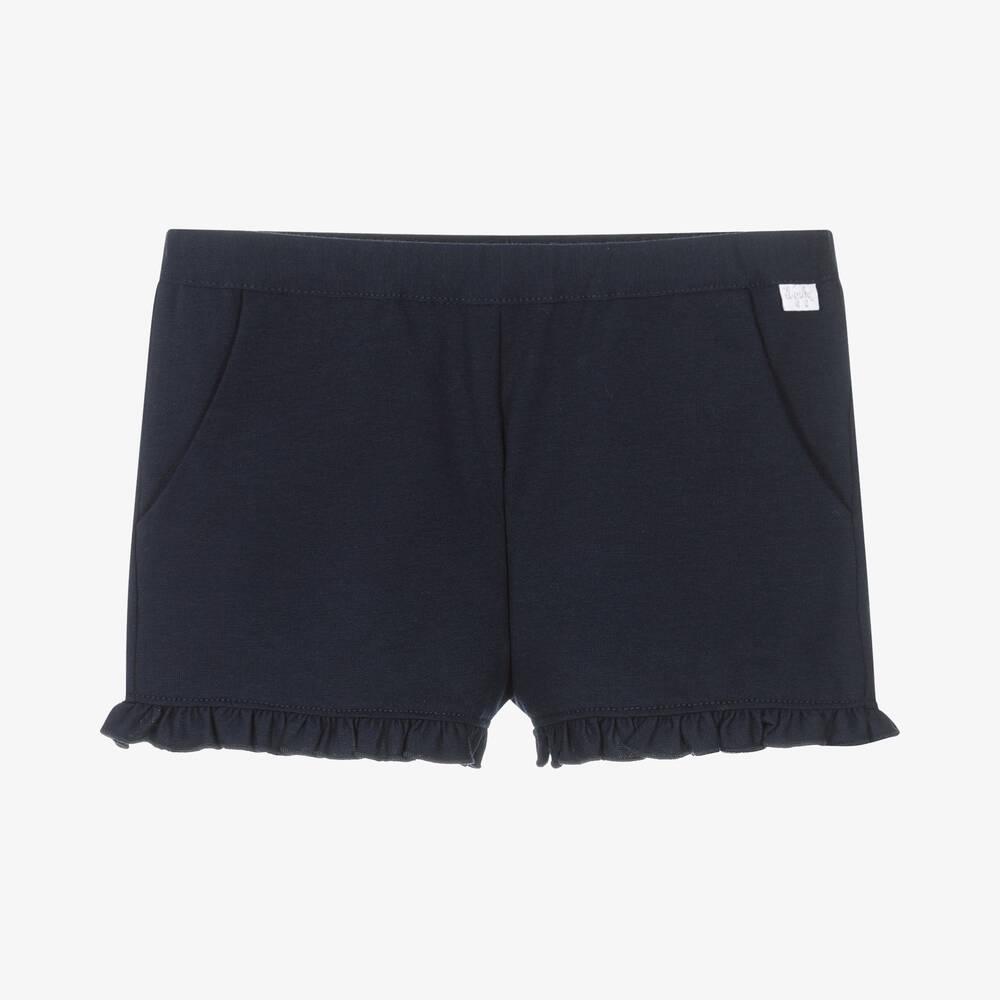 Il Gufo - Blaue Shorts aus Baumwolljersey (M)  | Childrensalon