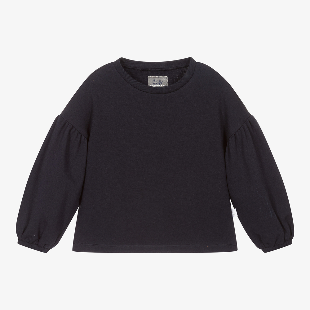 Il Gufo - Blaues Baumwoll-Sweatshirt (M) | Childrensalon