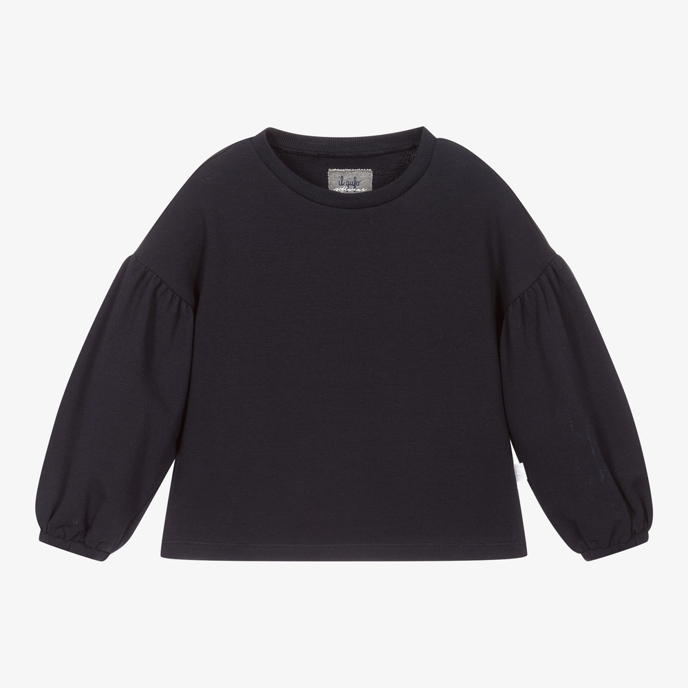 Il Gufo - Sweat-shirt bleu en coton Fille | Childrensalon