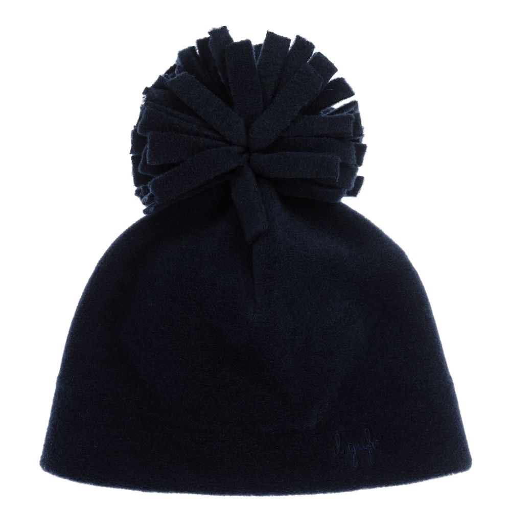 Il Gufo - Синяя флисовая шляпа для девочек | Childrensalon