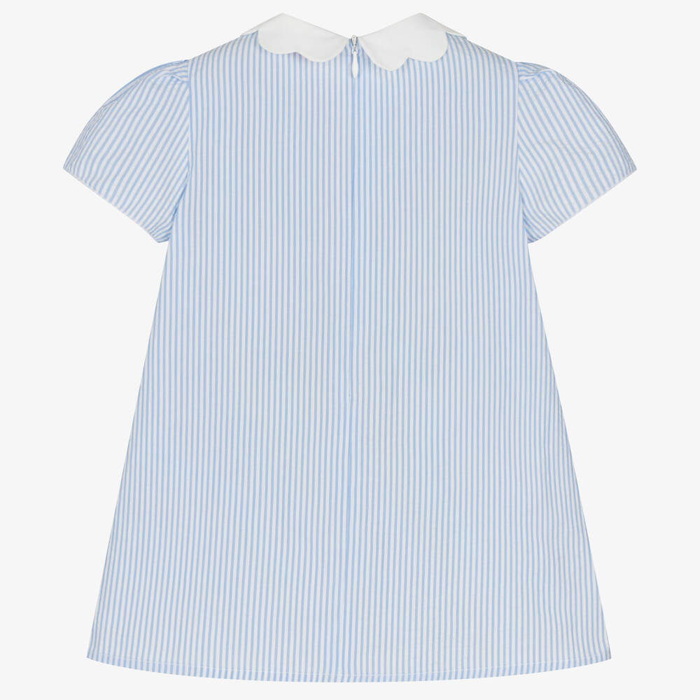 Light blue top seersucker dress