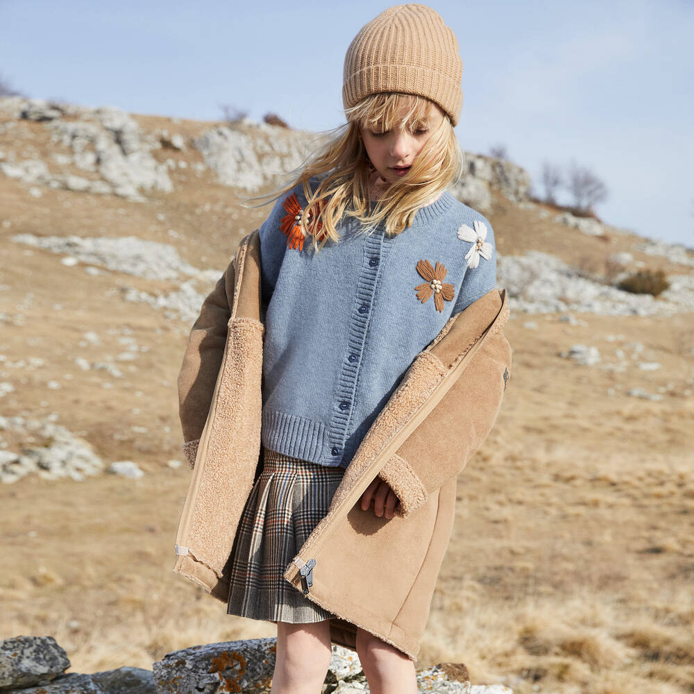 Girls wool cardigan hotsell