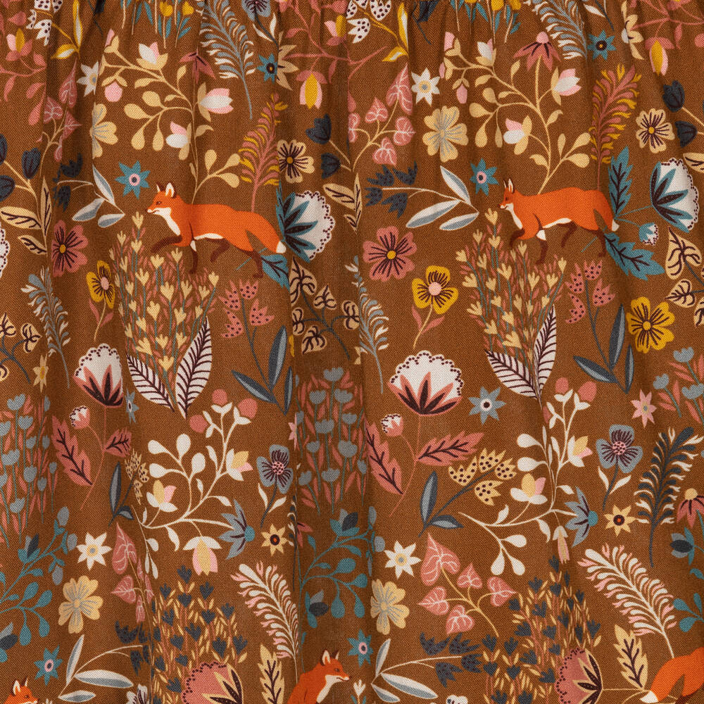 Il Gufo-Girls Brown Woodland Dress | Childrensalon Outlet