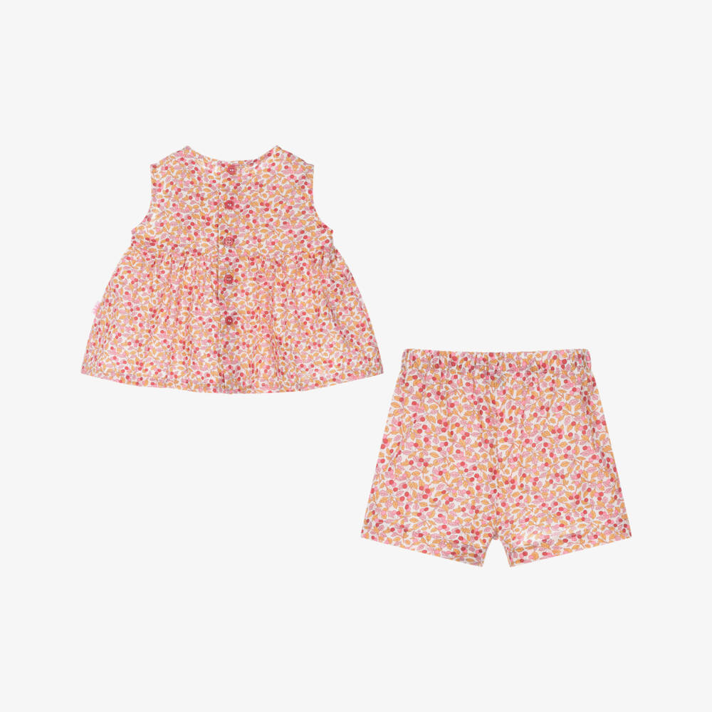 Il Gufo-Girls Charming Pink Blossom Set | Childrensalon Outlet