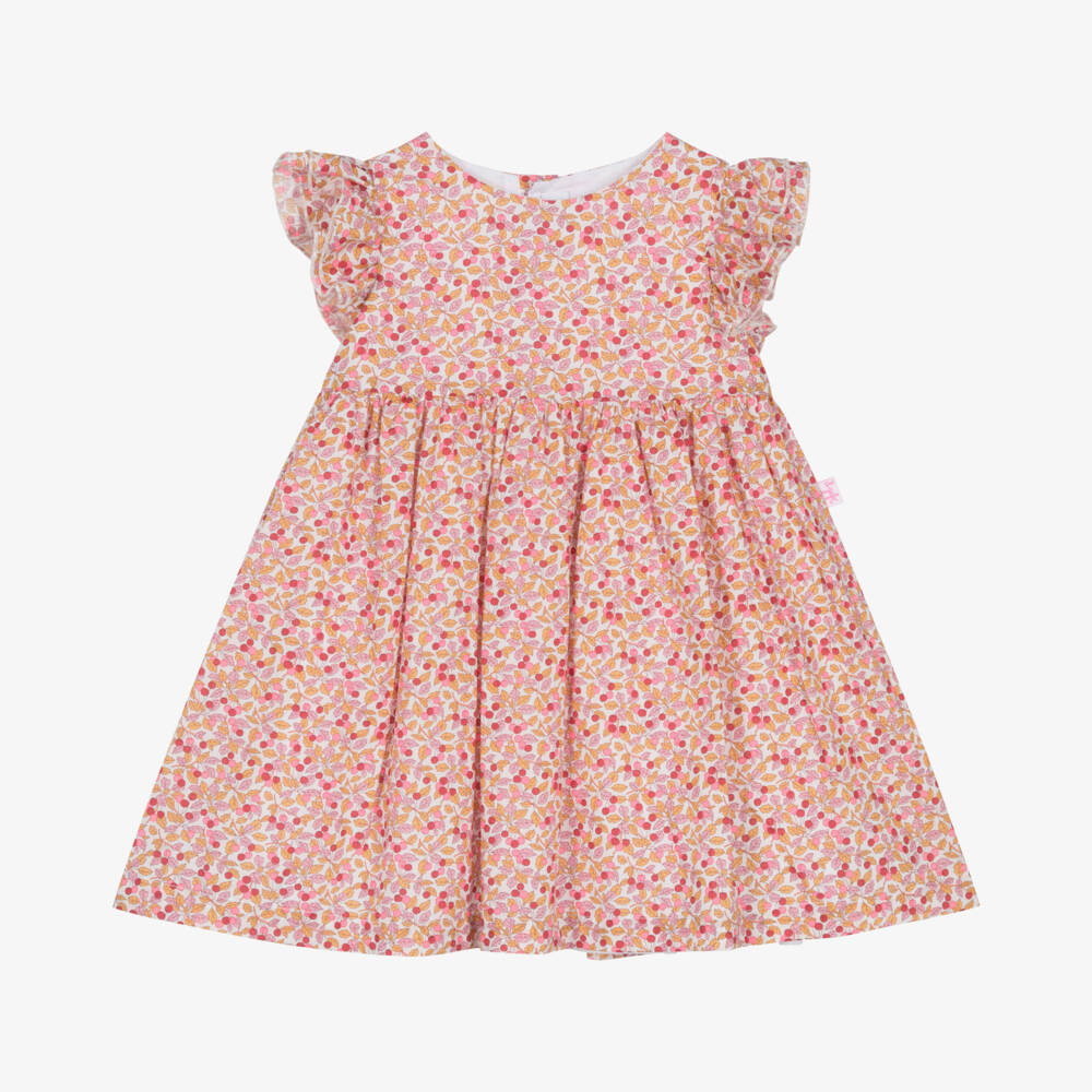Il Gufo-Платье из хлопка с цветами сакуры для девочек | Childrensalon Outlet