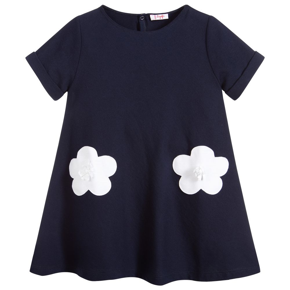 Il Gufo - Girls Cotton Jersey Dress | Childrensalon