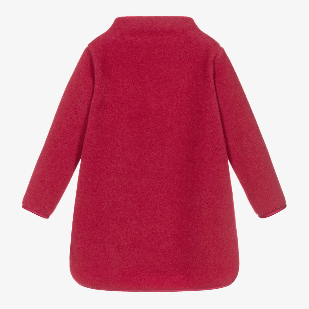 إيل غوفو-طقم فستان فليس لون زهري غامق | Childrensalon Outlet